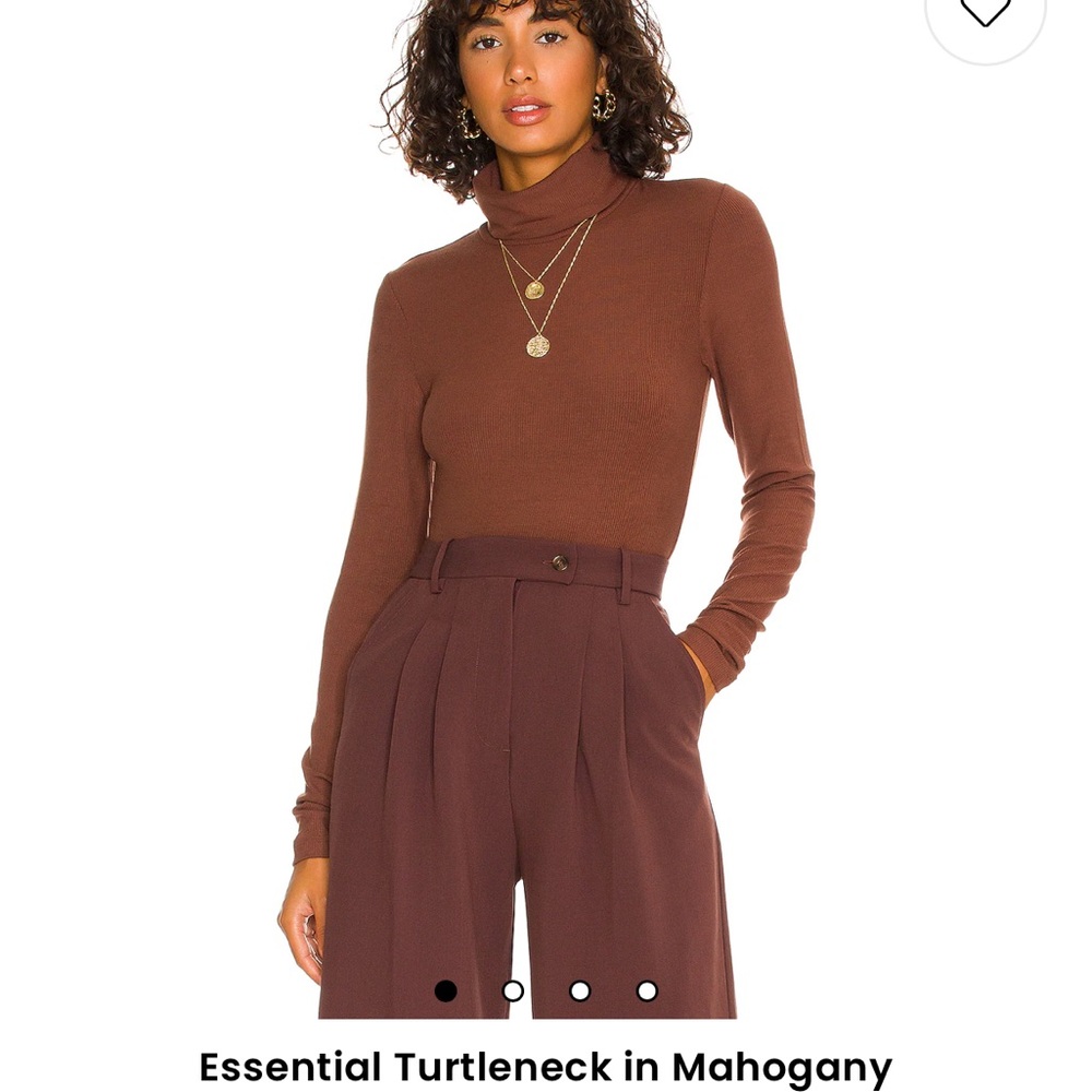 Sanctuary Ribbed Brown Turtleneck